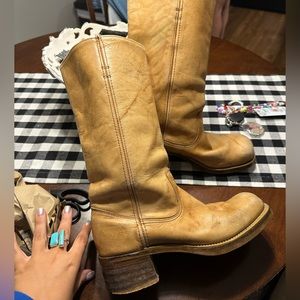 Vintage Frye Campus boots look alike